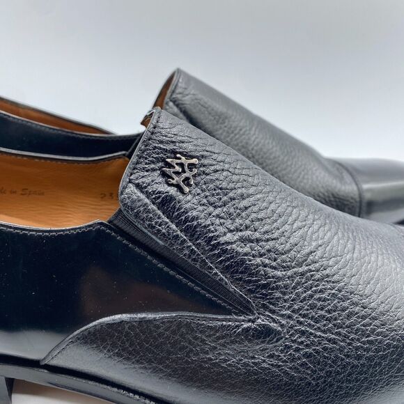Mezlan Milani Loafer Mens 13M Black Deerskin Calfskin Leather Shoes Classy NWOB main image 15